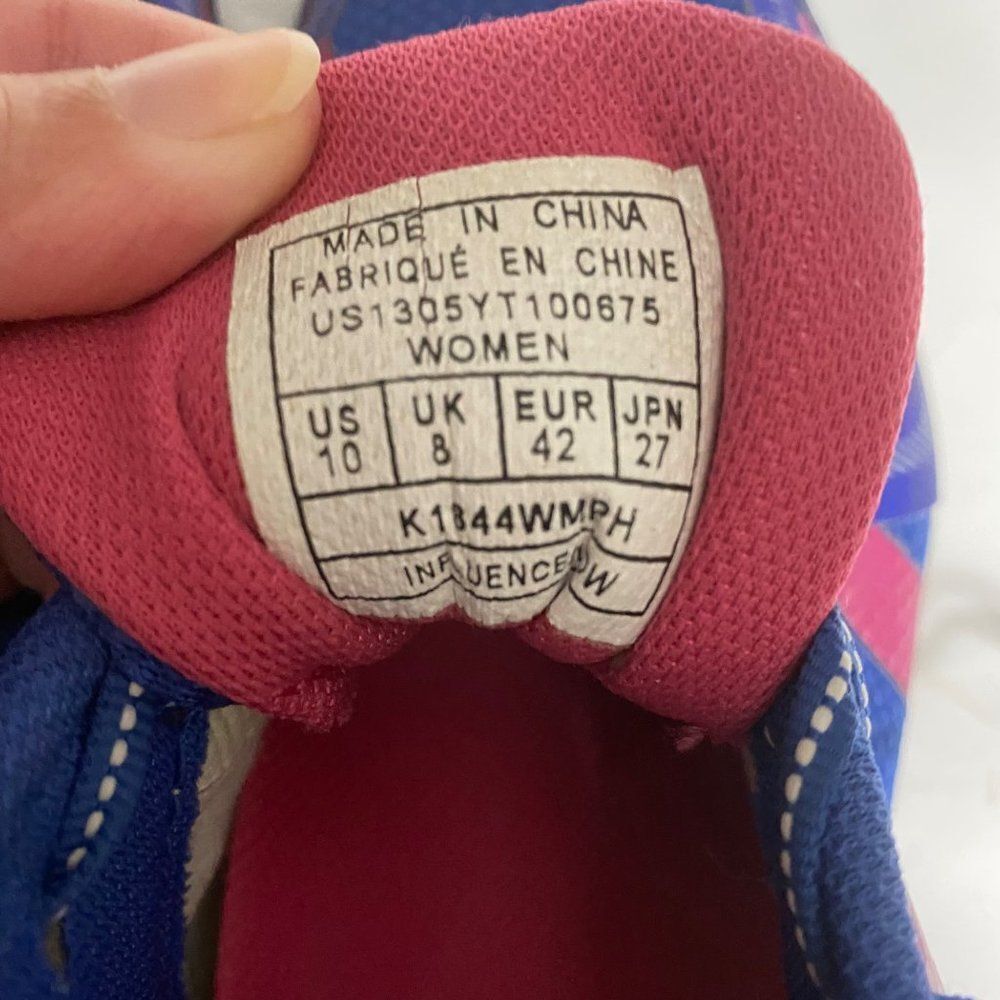 Ryka Womans blue/pink gym shoes - Picture 4 of 5